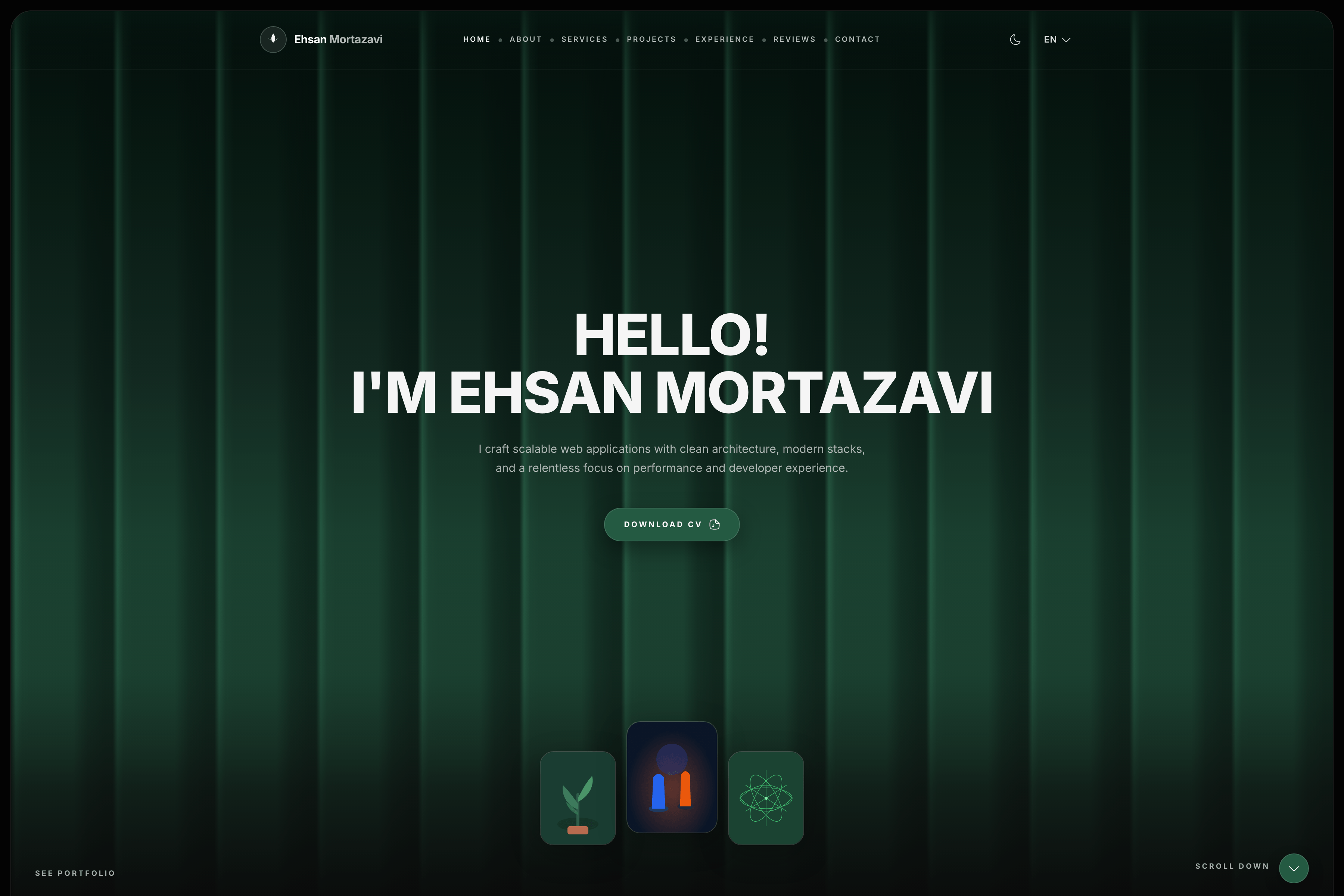 Ehsan Mortazavi Portfolio